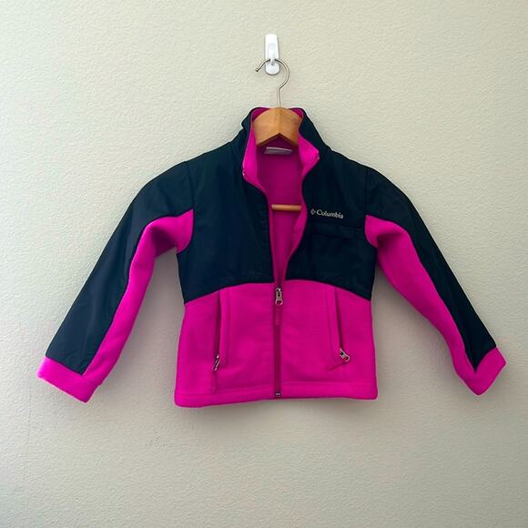Columbia Other - Columbia Girls Overlay‎ Fleece Jacket | XXS